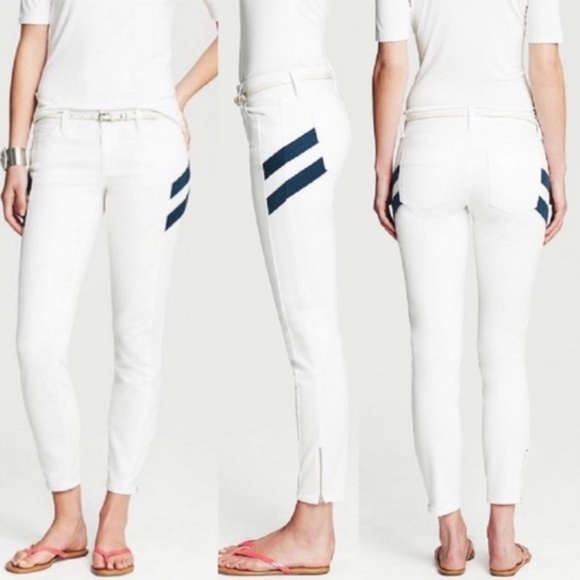 Banana Republic Pants - SALE Banana Republic Heritage Side Stripe Zip Crop